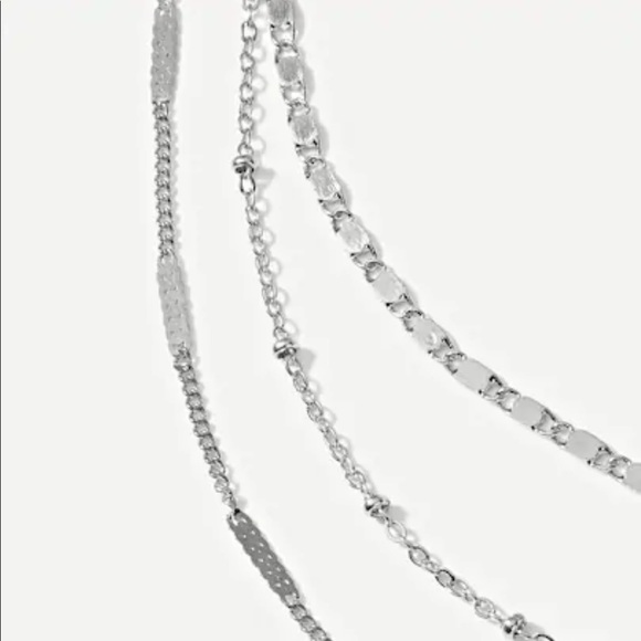 LAST SET SALE Dainty Silver Choker Necklace Set - Picture 5 of 5